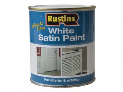 Rustins White Satin Paint 500ml