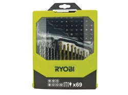 Ryobi RAK 69MIX Mixed Screwdriver Set of 69