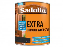 Sadolin Extra Durable Woodstain Ebony 1 litre