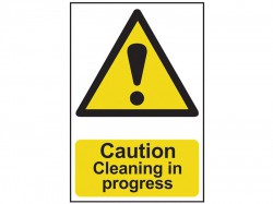 Scan Caution Cleaning In Progress - PVC 200 x 300mm