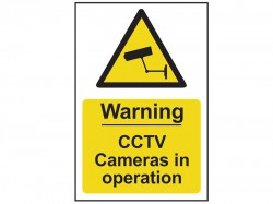 Scan Warning CCTV Cameras In Operation - PVC 200 x 300mm