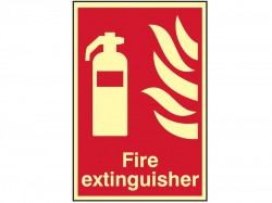 Scan Fire Extinguisher Photoluminescent - 200 x 300mm