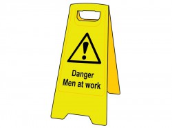 Scan Danger Men At Work Heavy-Duty A Board