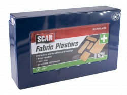 Scan Hypoallergenic Fabric Plasters 100 Assorted