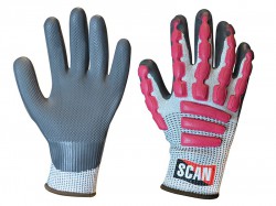 Scan Anti-Impact Latex Cut 5 Gloves - XL (Size 10)