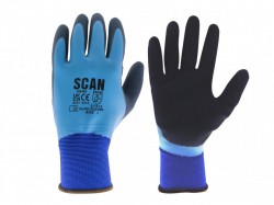 Scan Waterproof Latex Gloves - XL (Size 10)