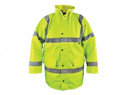 Scan Hi-Vis Motorway Jacket Yellow - XXL (52in)