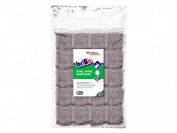 SC Johnson Professional Brillo Steel Wool Soap Pads (Pack 20)