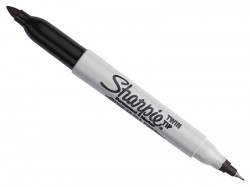 Sharpie Twin Tip Permanent Marker Black GS1386
