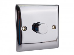 SMJ 2-Way Dimmer Switch 400W 1-Gang Chrome