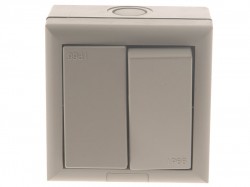 SMJ IP66 2 Way Switch 1 Gang