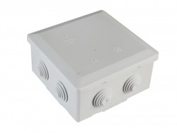 SMJ IP44 Junction Box 5T 100 x 100 x 55mm