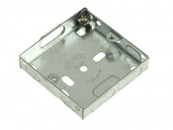 SMJ Metal Box 1 Gang 16mm Depth - Loose