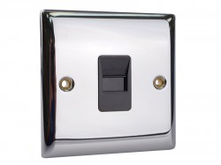 SMJ Master Telephone Outlet Chrome