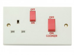 SMJ Switched Cooker Control Unit 45A 1 Gang