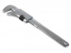 Snail SWB14 Auto Adjustable Wrench - Plated 350mm (14in)