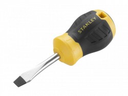 STANLEY� Hand Tools CUSHION GRIP Stubby Screwdriver 6.5 x 45mm Flared