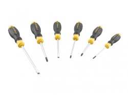 STANLEY� Hand Tools CUSHION GRIP Screwdriver Set, 6 Piece