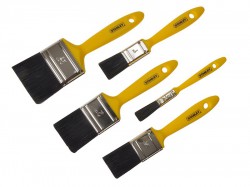 Stanley Tools Hobby Paint Brush Set of 5 12, 25, 37, 50 & 62mm