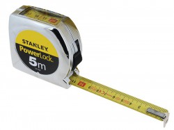 Stanley Tools Powerlock Tape 5m (Width 19mm) Top Reader