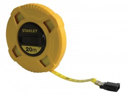 Stanley Tools Closed Case Fibreglass Tape 20m (Width 12.7mm)