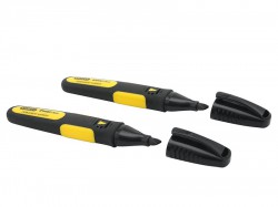 Stanley Tools Black Chisel Tip Markers (2)