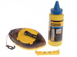 Stanley Tools Power Winder Chalk Line 30 Metre , Chalk & Level