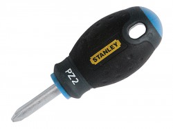 Stanley Tools FatMax Screwdriver Pozi PZ2 x 30mm Stubby