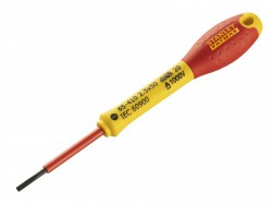 Stanley Tools FatMax VDE Insulated Screwdriver Parallel Tip 2.5mm x 50mm