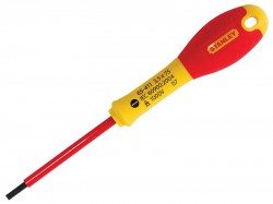 Stanley Tools FatMax VDE Insulated Screwdriver Parallel Tip 3.5mm x 75mm