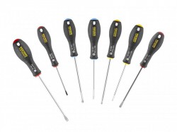 Stanley Tools FatMax Screwdriver Set Phillips / Pozi / Flared / Parallel Set of  7