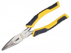 STANLEY ControlGrip Long Bent Nose Pliers 150mm (6in)