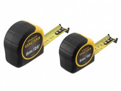 Stanley Tools FatMax Classic Tape Twin Pack 5m & 8m (Width 32mm)