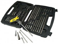 Stanley Tools FatMax T Handle Ratchet Power Key Set of 43