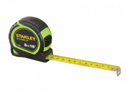 Stanley Tools Tylon Hi-Viz Pocket Tape 5m/16ft (Width 19mm)