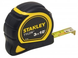 Stanley Tools Pocket Tape 3m / 10ft  (Width 12.7mm) Loose