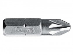 Stanley Tools Pozidriv 2pt Bit 25mm (Box of 25)