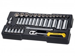 STANLEY 3/8in Drive Metric Socket Module 36 Piece