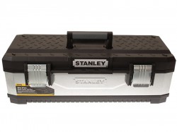 Stanley Galvanised Metal Toolbox 26In 1-95-620