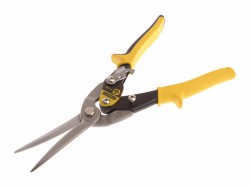 Stanley Tools Yellow Long Aviation Snip Straight Cut 250mm