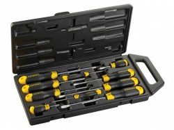 STANLEY Cushion Grip Screwdriver Set, 10 Piece