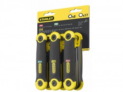 Stanley Tools Hexagon Key Folding Set of 25 Metric Imperial & Torx