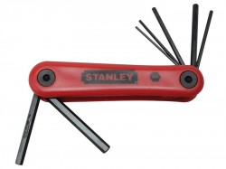 Stanley Tools Hexagon Key Folding Set of 7 Metric (1.5-6mm)