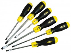 Stanley Tools Cushion Grip Screwdriver Set of  6