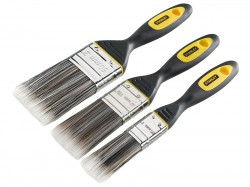 Stanley Tools DynaGrip Synthetic Brush Pack Set of 3 25, 38 & 50mm