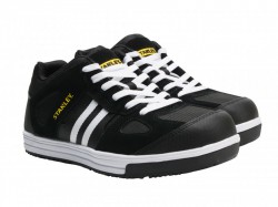 STANLEY� Clothing Cody Safety Trainers Black/White Stripe UK 10 EUR 44