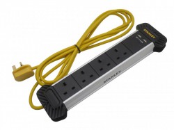 STANLEY� Electrical 4-Gang + 2 USB Powerboard with Cable Management 3m