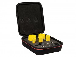 Starrett KDC05021 Deep Cut Bi Metal Electricians Holesaw Kit 7 Piece