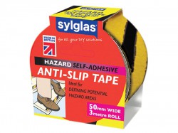 Sylglas Anti-Slip Tape 50mm x 3m Black & Yellow