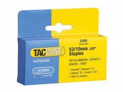 Tacwise 53 Light-Duty Staples 10mm (Type JT21, A) Pack 2000